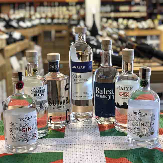 Gins Dégustation vin Bidart