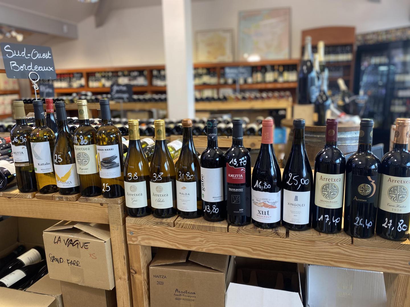 Magasin de vin Playa Bidart